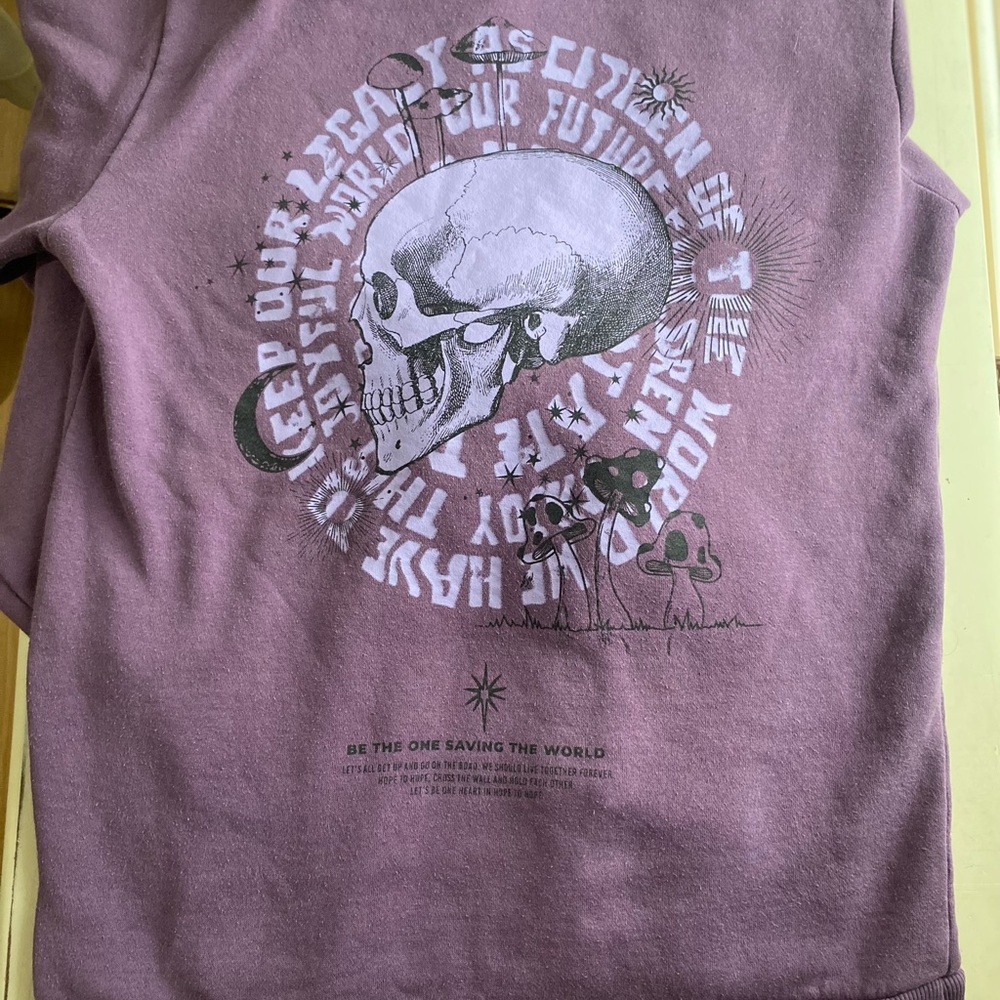 Purple scull no boundaries - super cute and comfy